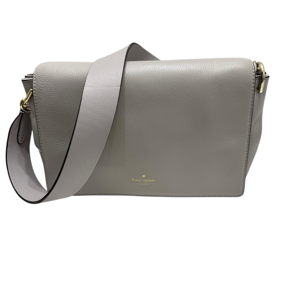 Kate Spade Adair Atwood Place‎ Stone ice
Grey Shoulder Bag Leather Gold Hardware